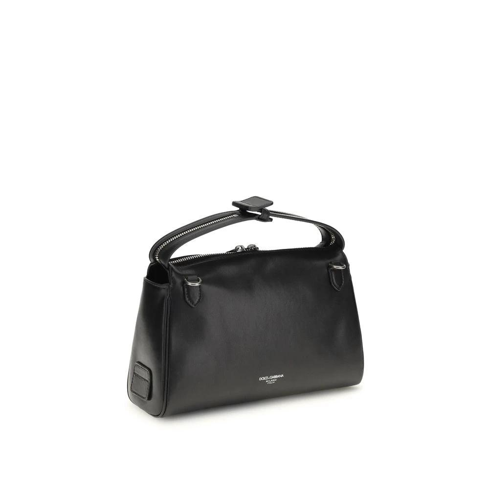 Dolce &amp; Gabbana Sample Sale Dolce &amp; Gabbana Black Calf Leather Bos Taurus Handbag - | Designer outlet