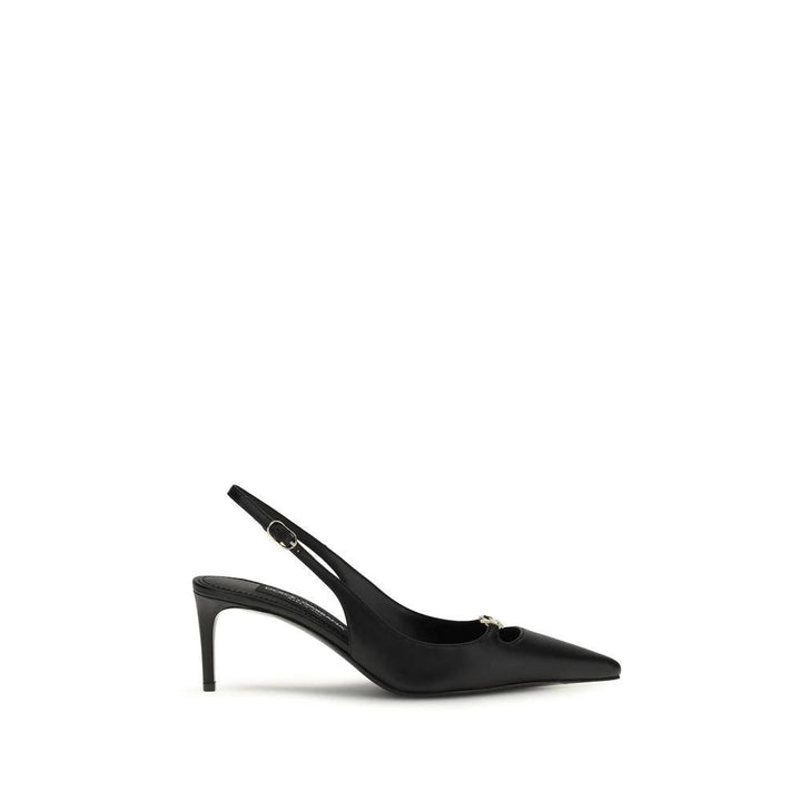 Dolce &amp; Gabbana Sample Sale Dolce &amp; Gabbana Black Calf Leather Bos Taurus High Heel Pumps - | Designer outlet