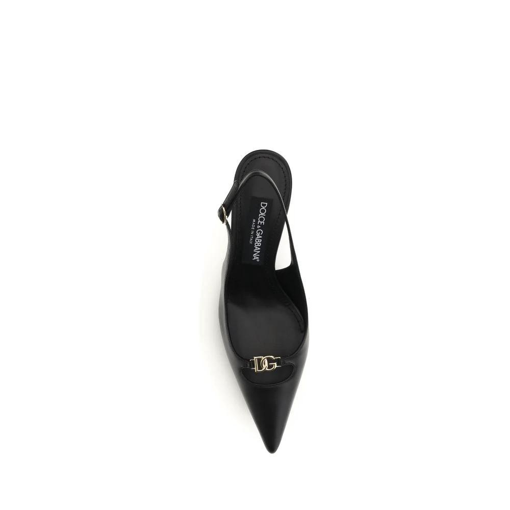 Dolce &amp; Gabbana Sample Sale Dolce &amp; Gabbana Black Calf Leather Bos Taurus High Heel Pumps - | Designer outlet