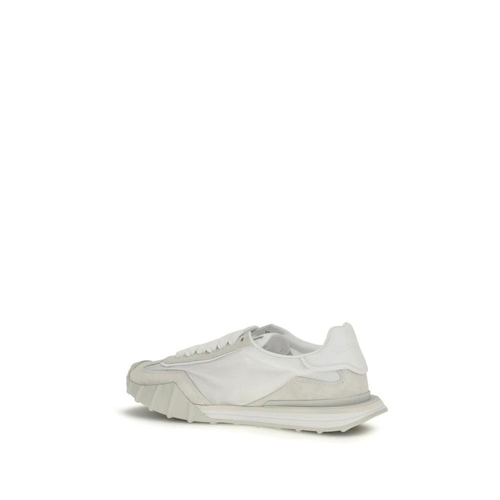 Dolce &amp; Gabbana Sample Sale Dolce &amp; Gabbana White Calf Leather Bos Taurus Athletic Sneakers - | Designer outlet