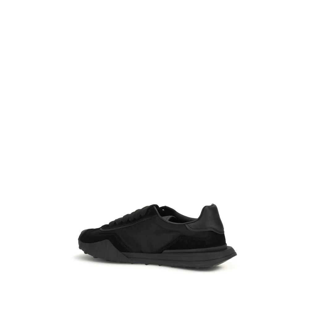 Dolce &amp; Gabbana Sample Sale Dolce &amp; Gabbana Black Calf Leather Bos Taurus Athletic Sneakers - | Designer outlet