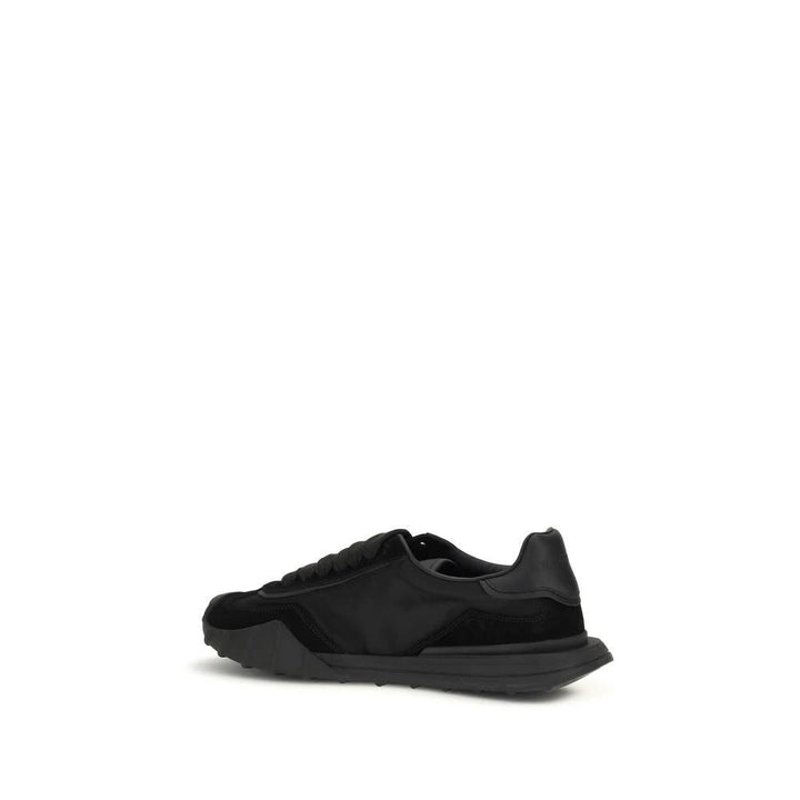Dolce &amp; Gabbana Sample Sale Dolce &amp; Gabbana Black Calf Leather Bos Taurus Athletic Sneakers - | Designer outlet