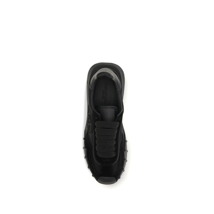 Dolce &amp; Gabbana Sample Sale Dolce &amp; Gabbana Black Calf Leather Bos Taurus Athletic Sneakers - | Designer outlet