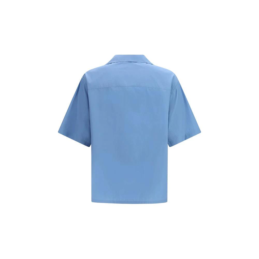 Marni Sample Sale Marni Blue Cotton Shortsleeve Shirt - | Designer outlet