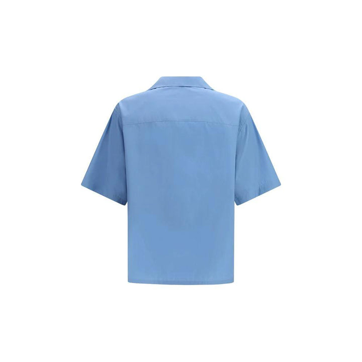Marni Sample Sale Marni Blue Cotton Shortsleeve Shirt - | Designer outlet