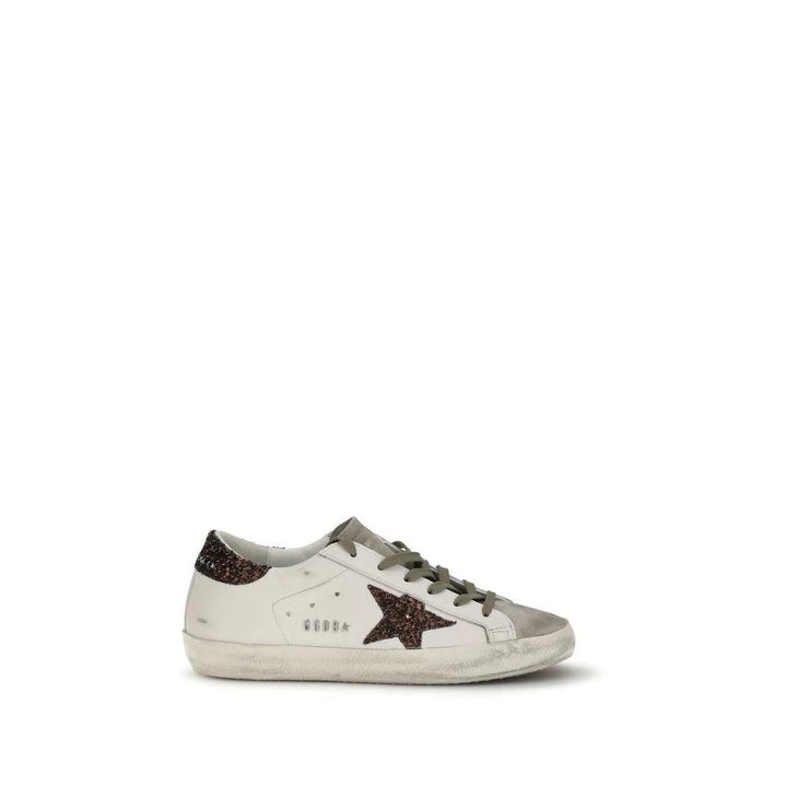 Golden Goose White Calf Leather Bos Taurus Sneakers