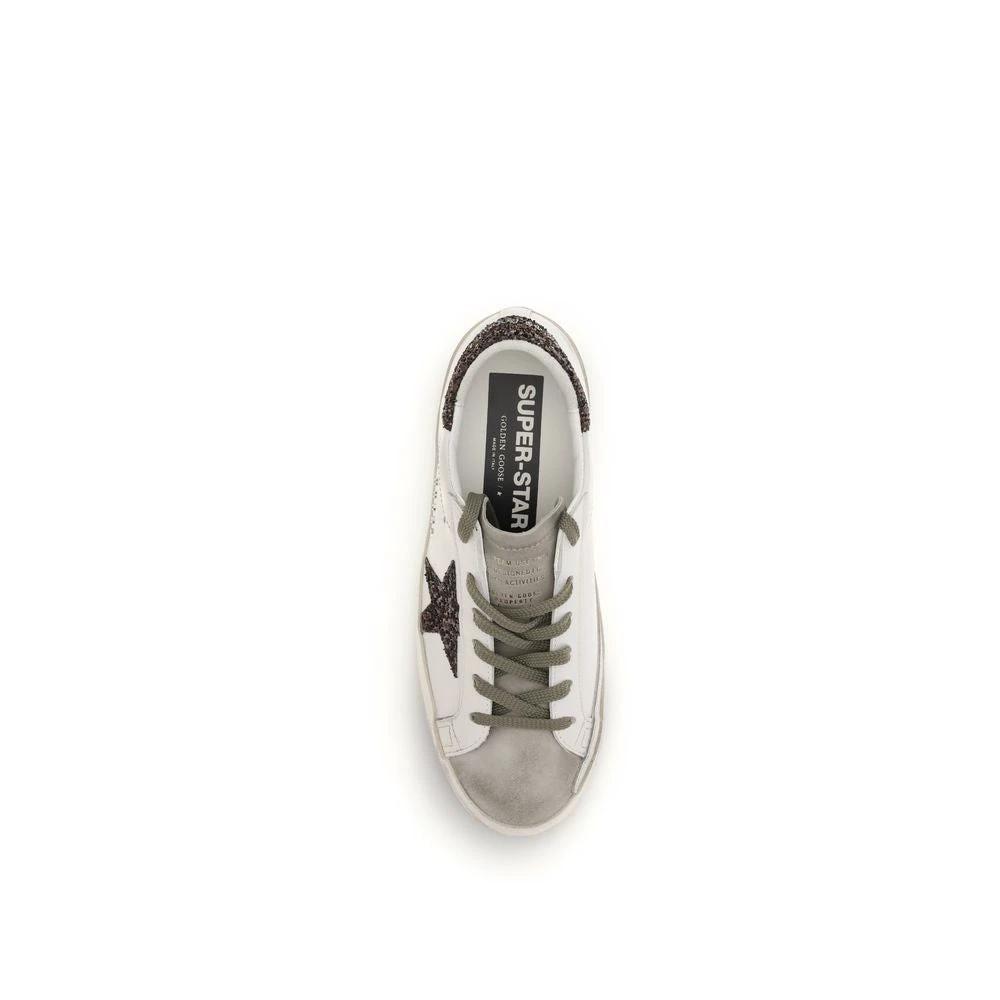 Golden Goose White Calf Leather Bos Taurus Sneakers