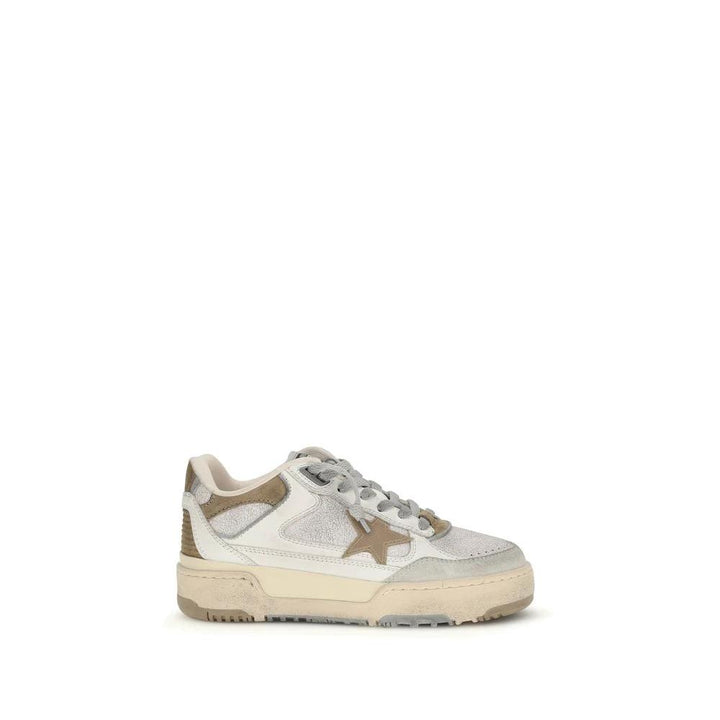 Golden Goose Sample Sale Golden Goose White Calf Leather Bos Taurus Chunky Sneakers - | Designer outlet