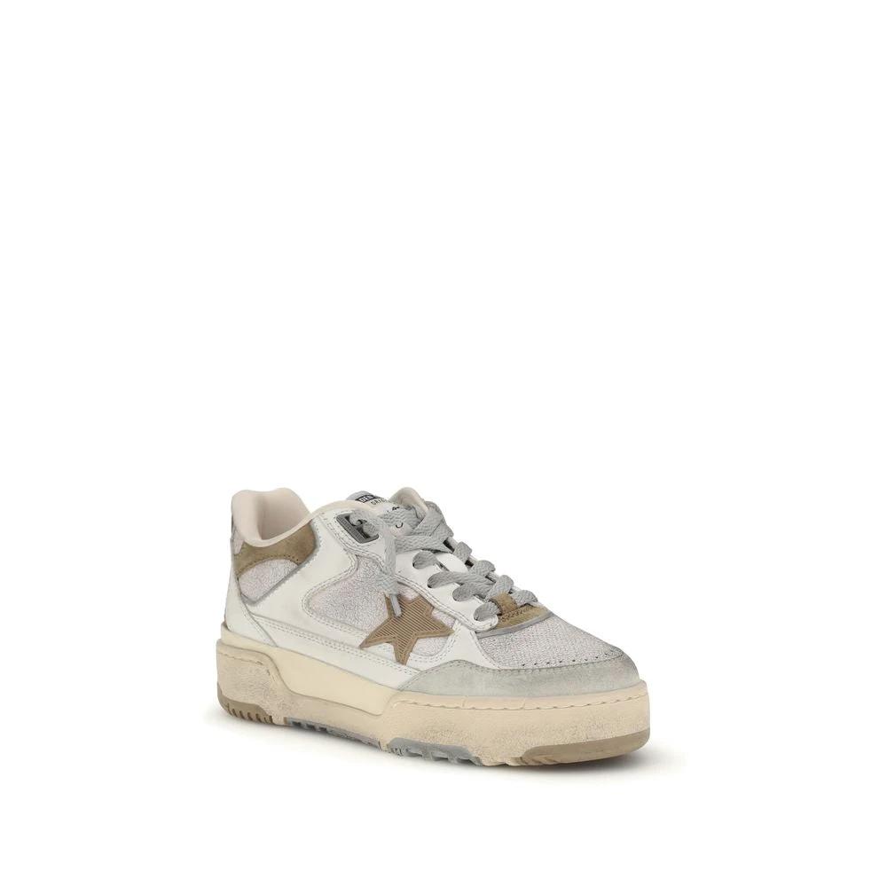Golden Goose Sample Sale Golden Goose White Calf Leather Bos Taurus Chunky Sneakers - | Designer outlet