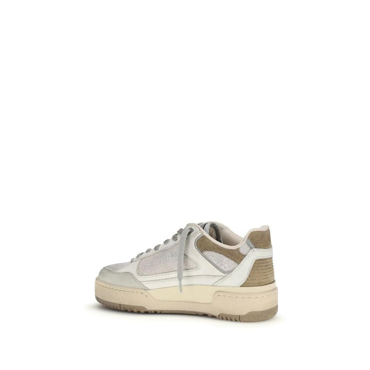 Golden Goose Sample Sale Golden Goose White Calf Leather Bos Taurus Chunky Sneakers - | Designer outlet