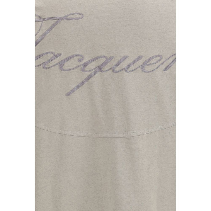 Jacquemus Gray Cotton Long Sleeve T-Shirt