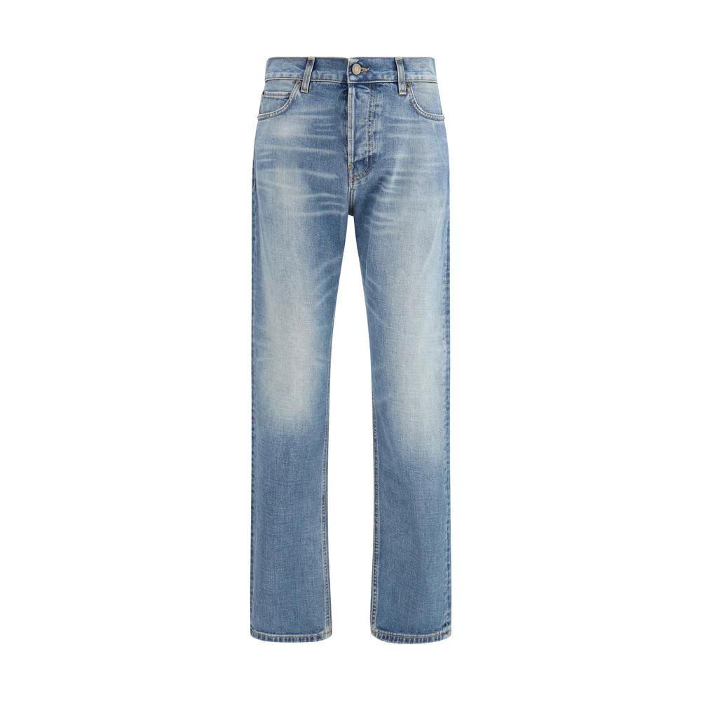 Haikure Sample Sale Haikure Blue Cotton Straight-Leg Jeans - | Designer outlet