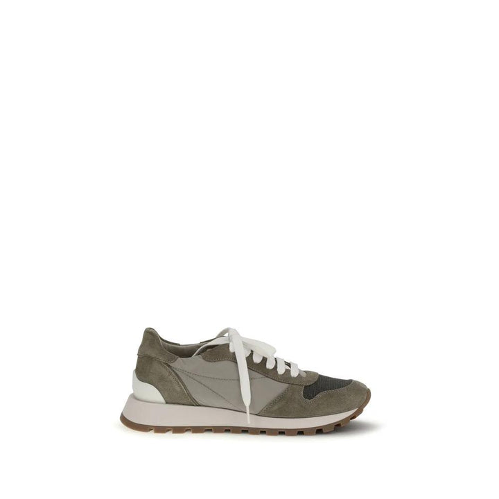 Brunello Cucinelli Sample Sale Brunello Cucinelli Bicolor Polyester Athletic Sneakers - | Designer outlet
