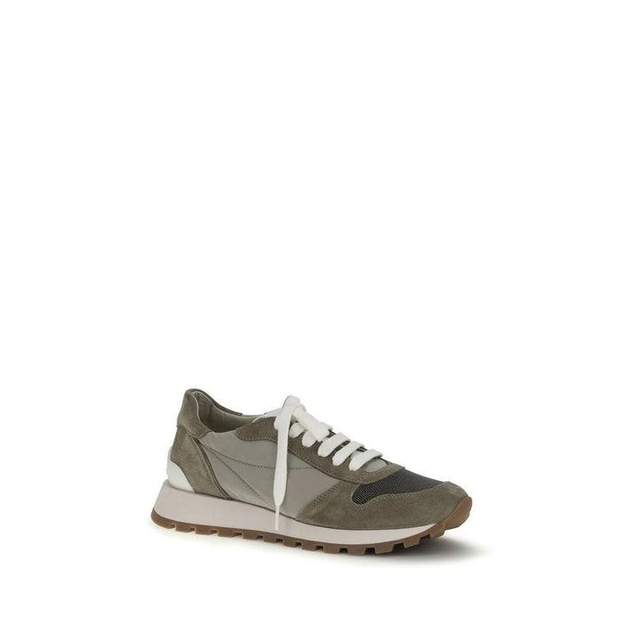 Brunello Cucinelli Sample Sale Brunello Cucinelli Bicolor Polyester Athletic Sneakers - | Designer outlet