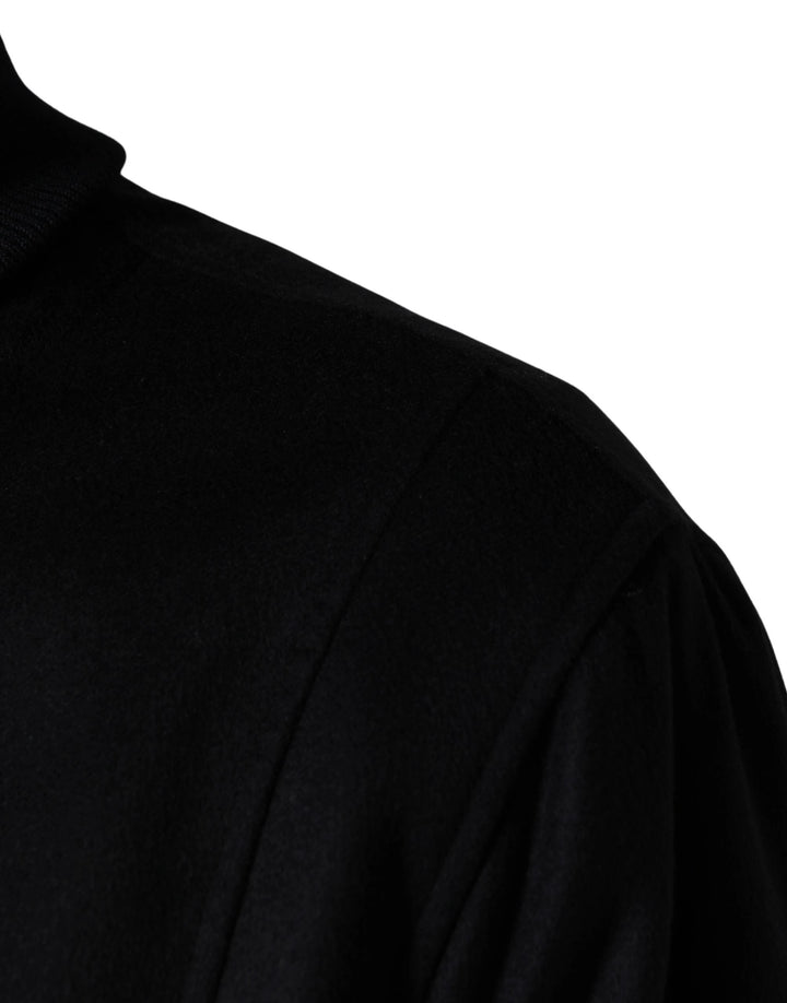Dolce &amp; Gabbana Sample Sale Dolce &amp; Gabbana Black Cashmere Knitted Button Down Jacket - | Designer outlet