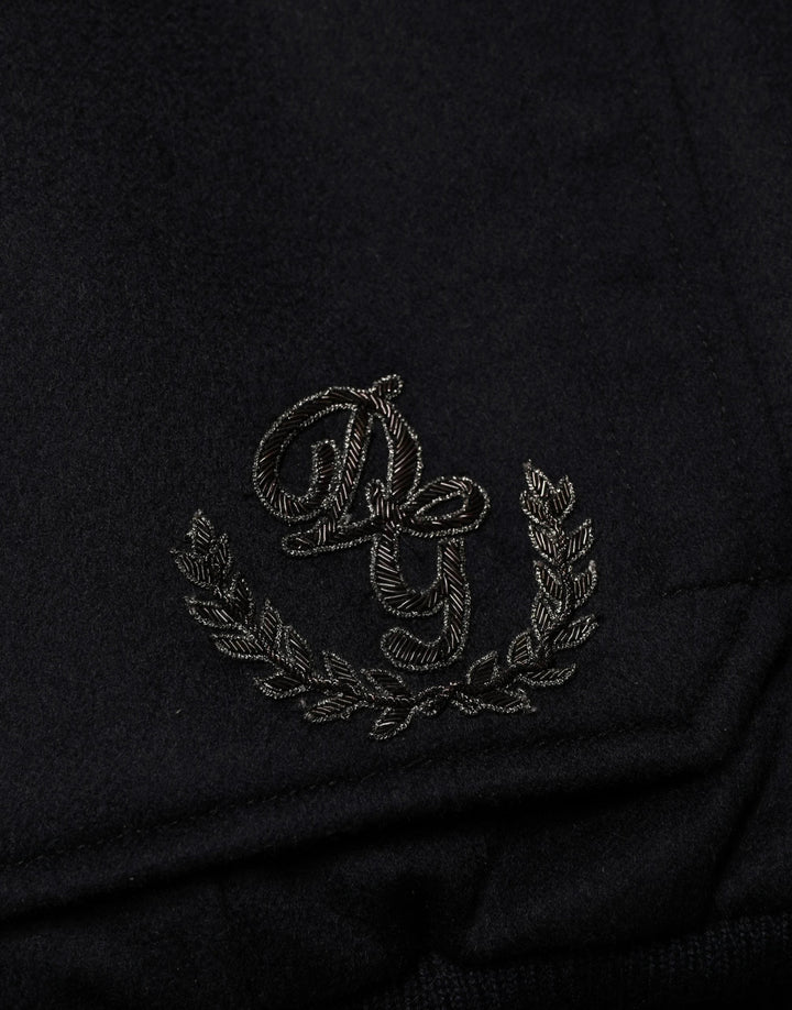 Dolce &amp; Gabbana Sample Sale Dolce &amp; Gabbana Black Cashmere Knitted Button Down Jacket - | Designer outlet