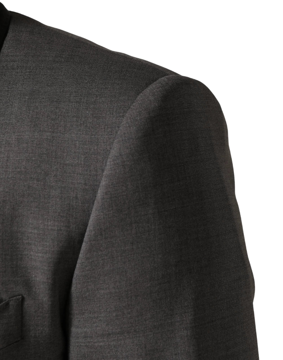 Dolce &amp; Gabbana Sample Sale Dolce &amp; Gabbana Gray Wool Single Breasted 1 Button 3PC Suit - | Designer outlet