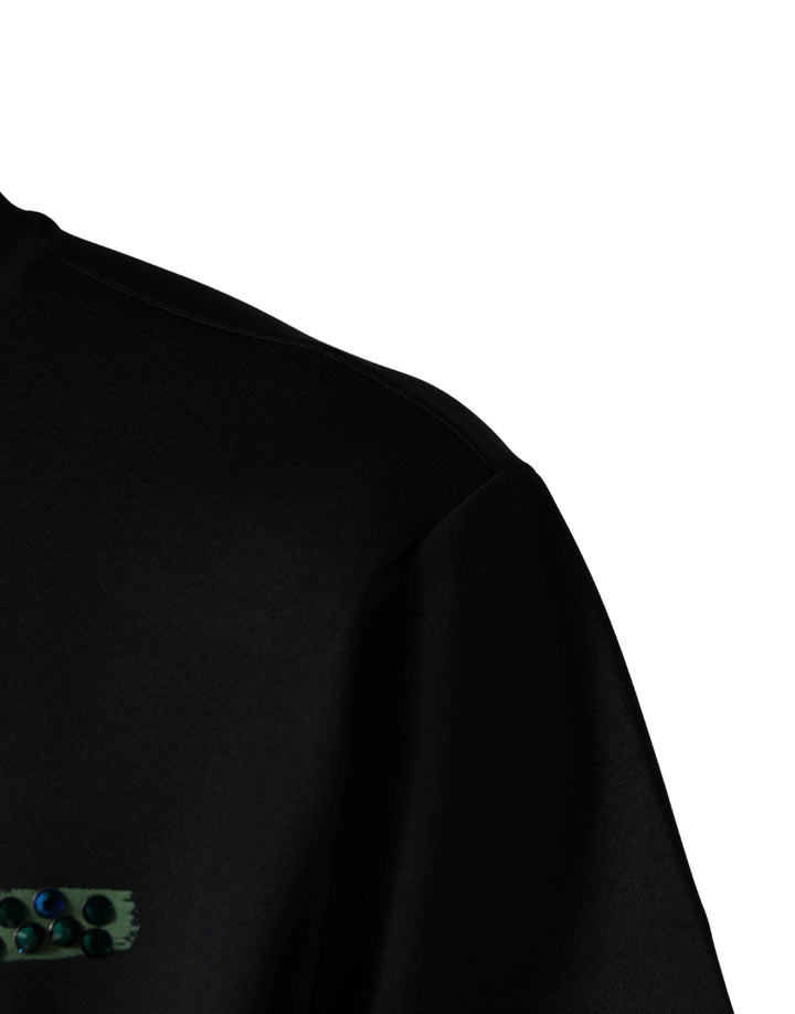 Dolce &amp; Gabbana Black Have Fun Embellished Crew Neck T-shirt