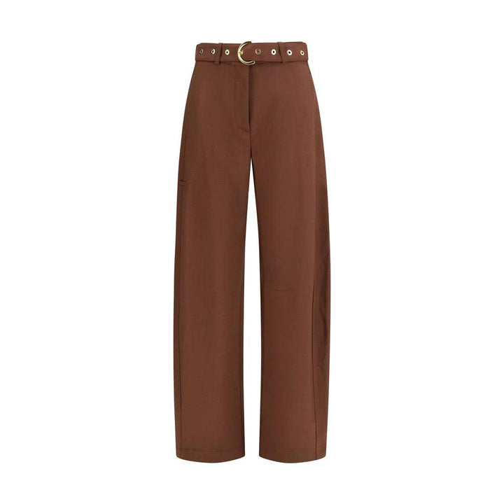 PINKO Sample Sale PINKO Brown Viscose Casual Pants - | Designer outlet