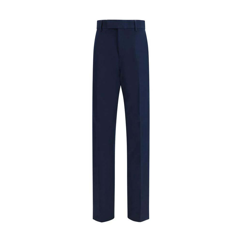 Ferragamo Sample Sale Ferragamo Blue Cotton Chino Pants - | Designer outlet