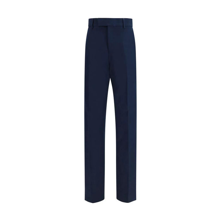 Ferragamo Sample Sale Ferragamo Blue Cotton Chino Pants - | Designer outlet