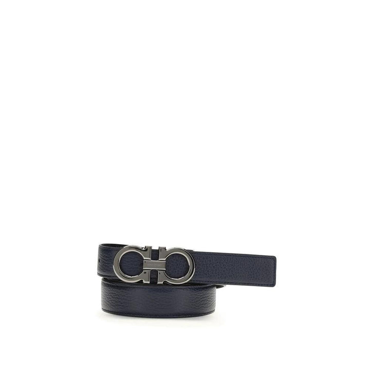 Ferragamo Sample Sale Ferragamo Blue Calf Leather Bos Taurus Regular Belt - | Designer outlet