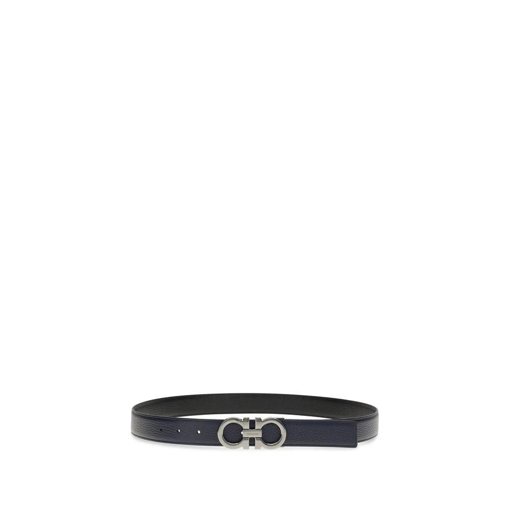 Ferragamo Sample Sale Ferragamo Blue Calf Leather Bos Taurus Regular Belt - | Designer outlet