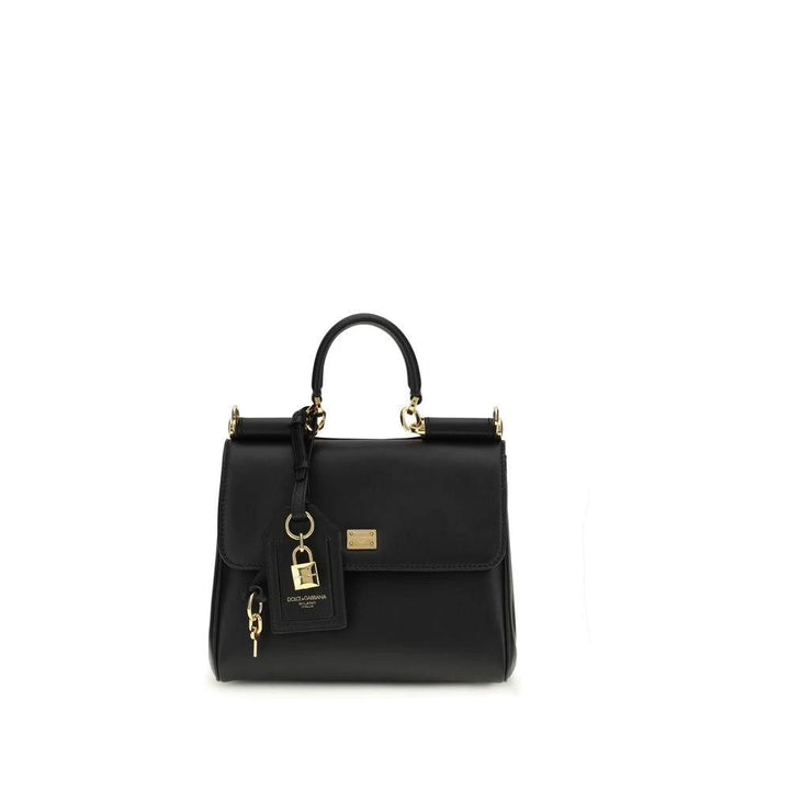 Dolce &amp; Gabbana Sample Sale Dolce &amp; Gabbana Black Calf Leather Bos Taurus Handbag - | Designer outlet