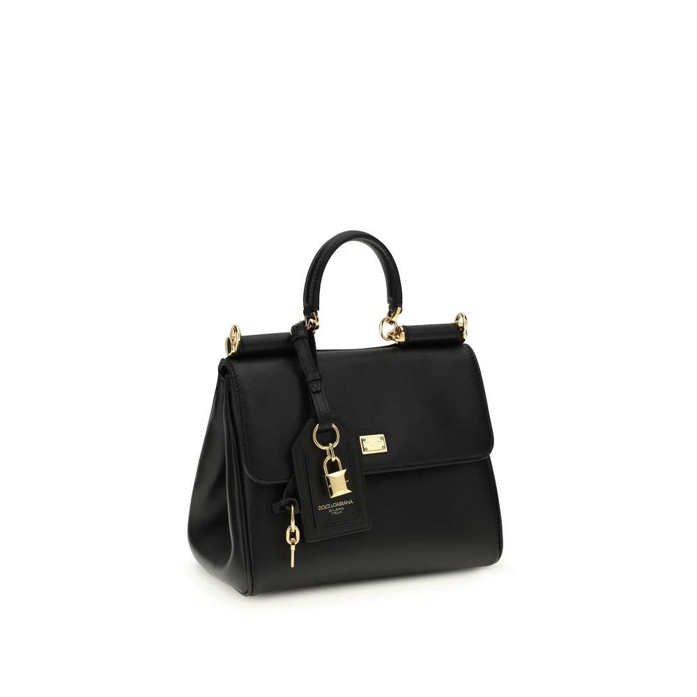 Dolce &amp; Gabbana Sample Sale Dolce &amp; Gabbana Black Calf Leather Bos Taurus Handbag - | Designer outlet
