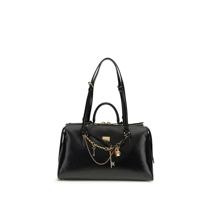 Dolce &amp; Gabbana Sample Sale Dolce &amp; Gabbana Black Calf Leather Bos Taurus Shoulder Bag - | Designer outlet