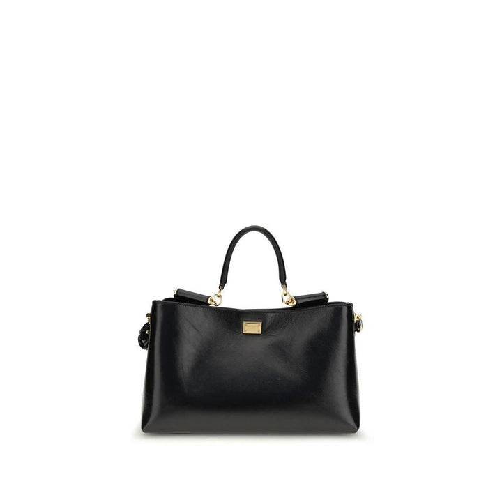 Dolce &amp; Gabbana Sample Sale Dolce &amp; Gabbana Black Calf Leather Bos Taurus Handbag - | Designer outlet