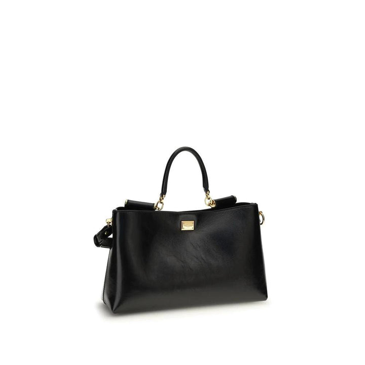 Dolce &amp; Gabbana Sample Sale Dolce &amp; Gabbana Black Calf Leather Bos Taurus Handbag - | Designer outlet