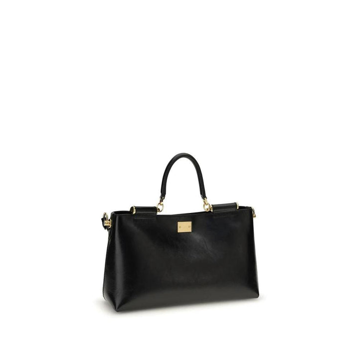 Dolce &amp; Gabbana Sample Sale Dolce &amp; Gabbana Black Calf Leather Bos Taurus Handbag - | Designer outlet
