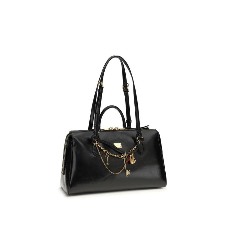 Dolce &amp; Gabbana Sample Sale Dolce &amp; Gabbana Black Calf Leather Bos Taurus Shoulder Bag - | Designer outlet