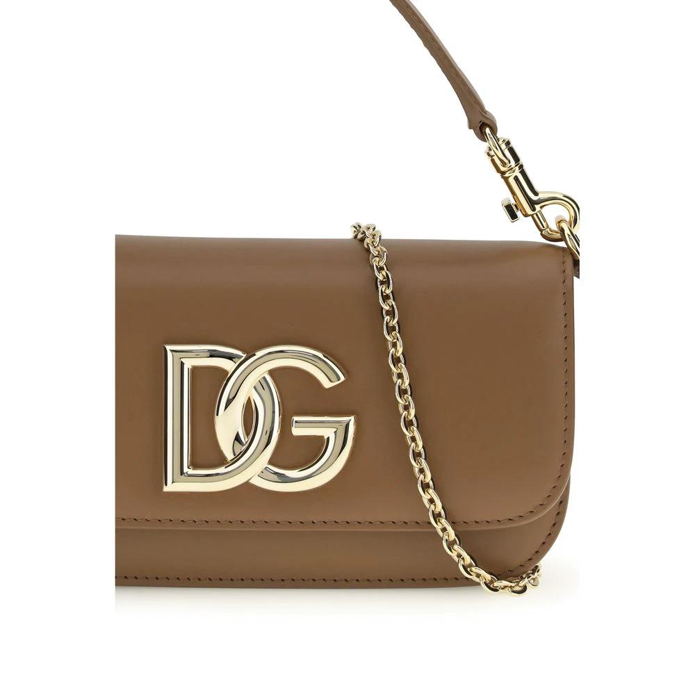 Dolce &amp; Gabbana Sample Sale Dolce &amp; Gabbana Brown Calf Leather Bos Taurus Handbag - | Designer outlet