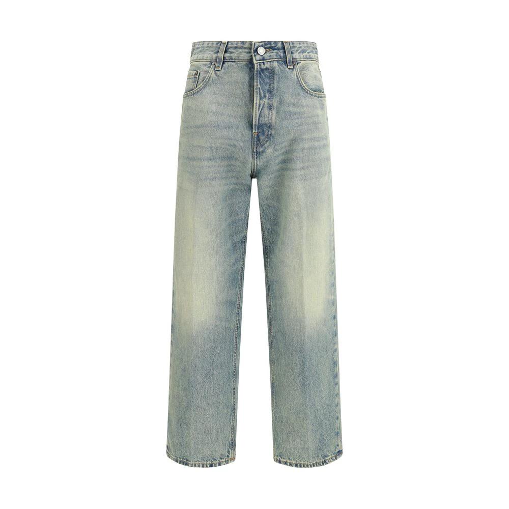 Haikure Sample Sale Haikure Blue Cotton Straight-Leg Jeans - | Designer outlet