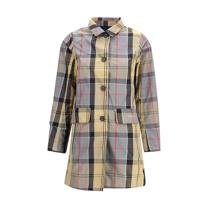 Barbour Blue Polyester Trench Coat