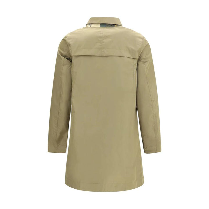 Barbour Bicolor Polyester Trench Coat