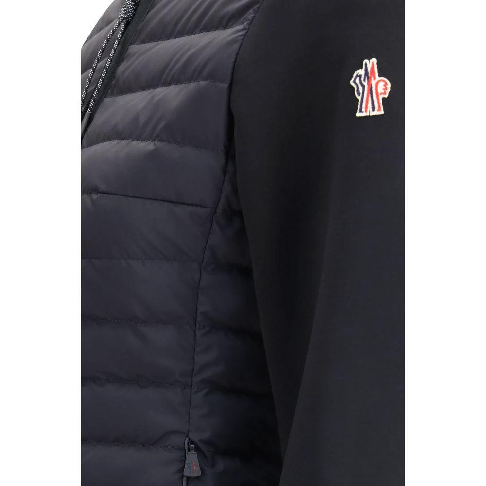 Moncler Grenoble Black Polyamide Full-Length Jacket