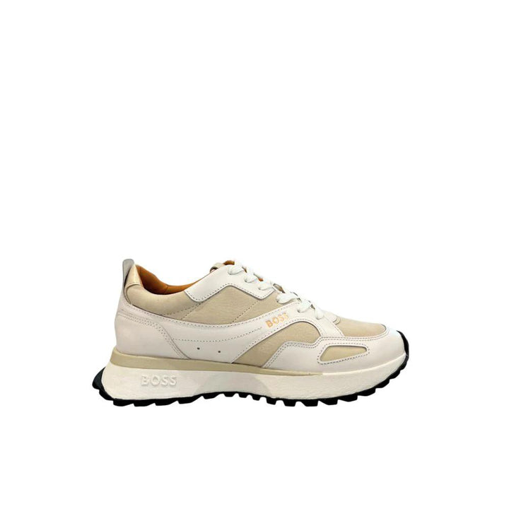 Hugo Boss Sample Sale Hugo Boss White Leather Men Sneaker - | Designer outlet