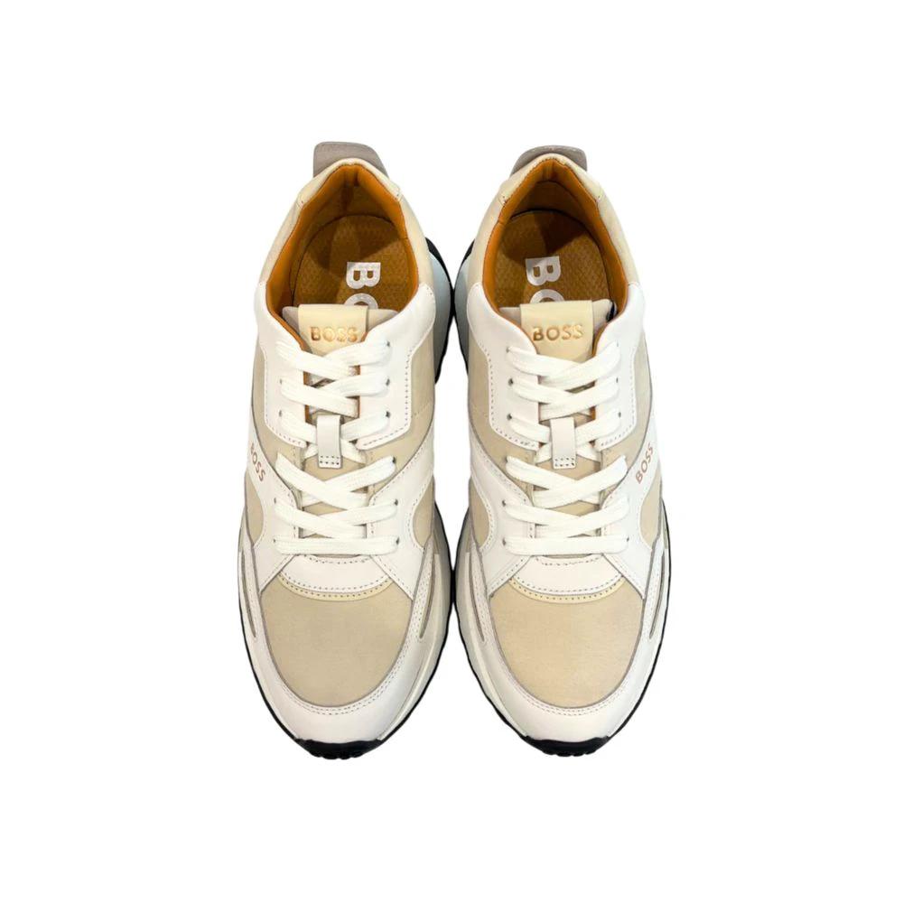 Hugo Boss Sample Sale Hugo Boss White Leather Men Sneaker - | Designer outlet