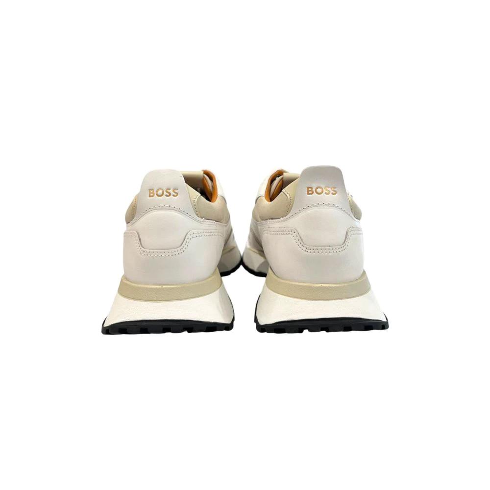 Hugo Boss Sample Sale Hugo Boss White Leather Men Sneaker - | Designer outlet