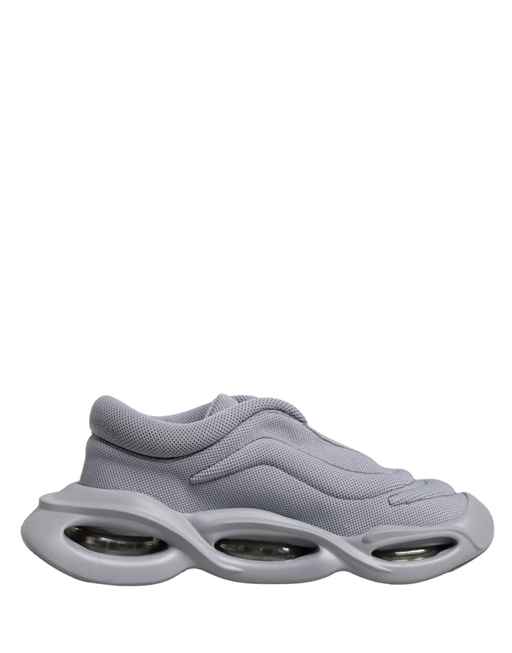 Dolce &amp; Gabbana Gray Slip On Wave Low Top Sneakers