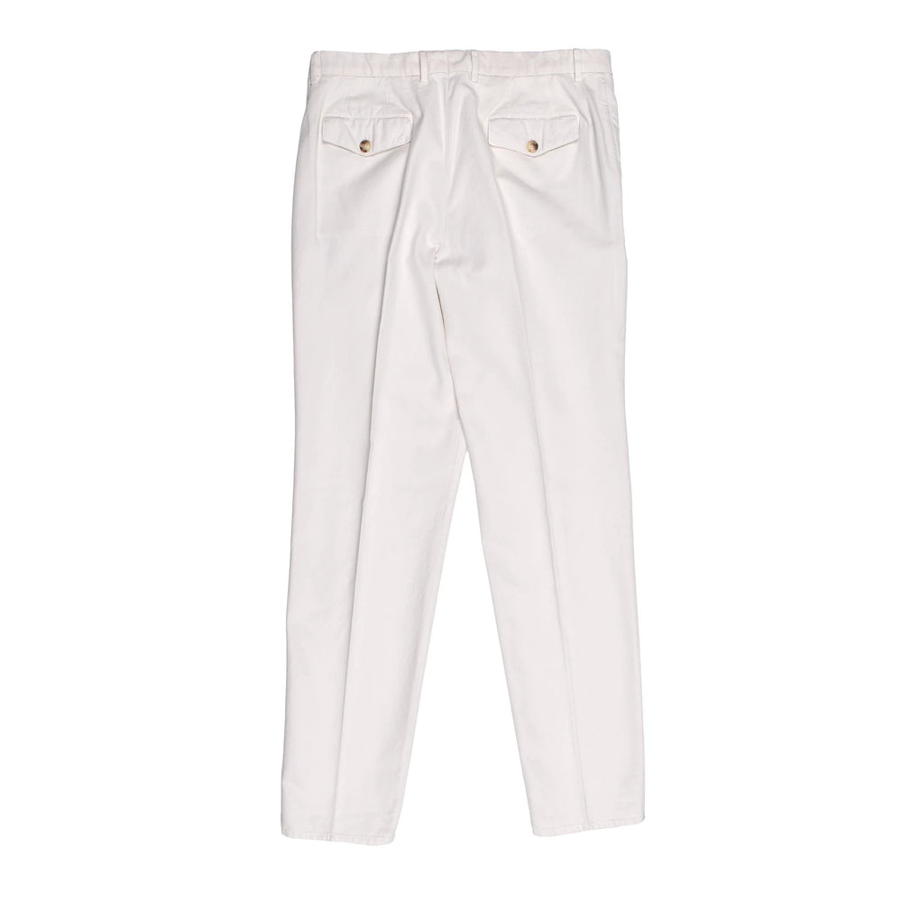 Brunello Cucinelli Sample Sale Brunello Cucinelli White Cotton Casual Pants - | Designer outlet