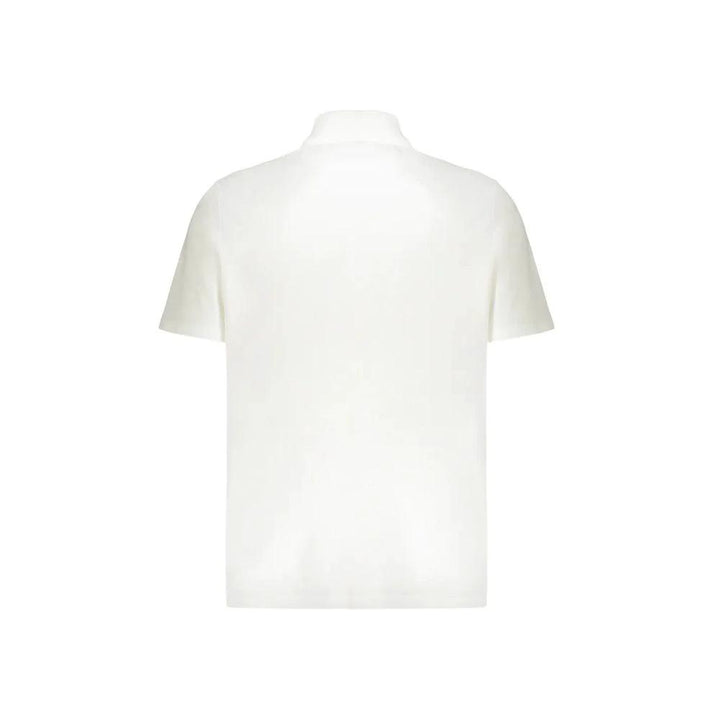 Balmain White Cotton Polo Shirt