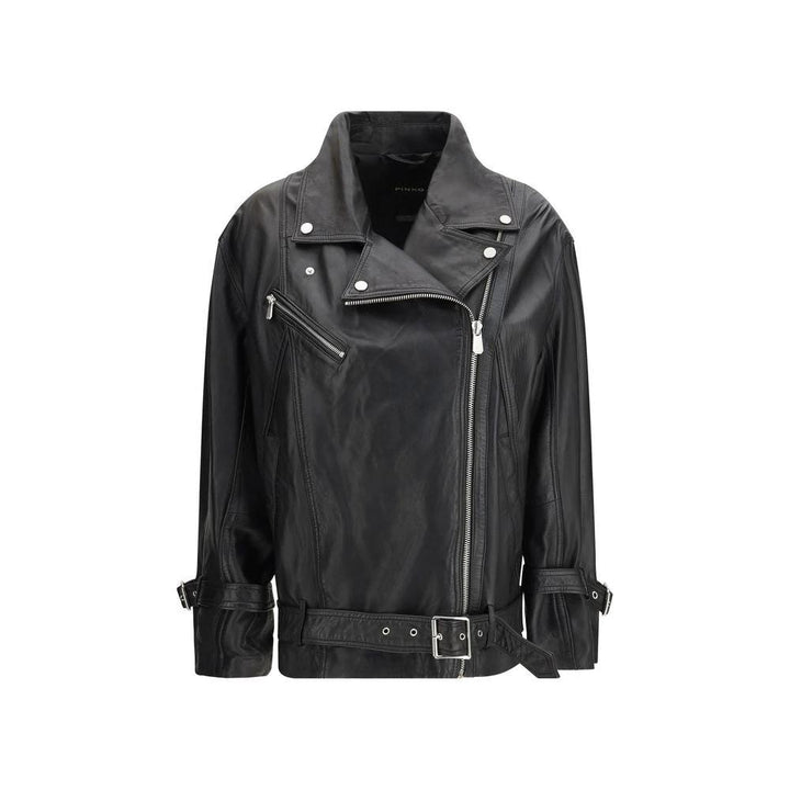PINKO Sample Sale PINKO Black Leather Jacket - | Designer outlet
