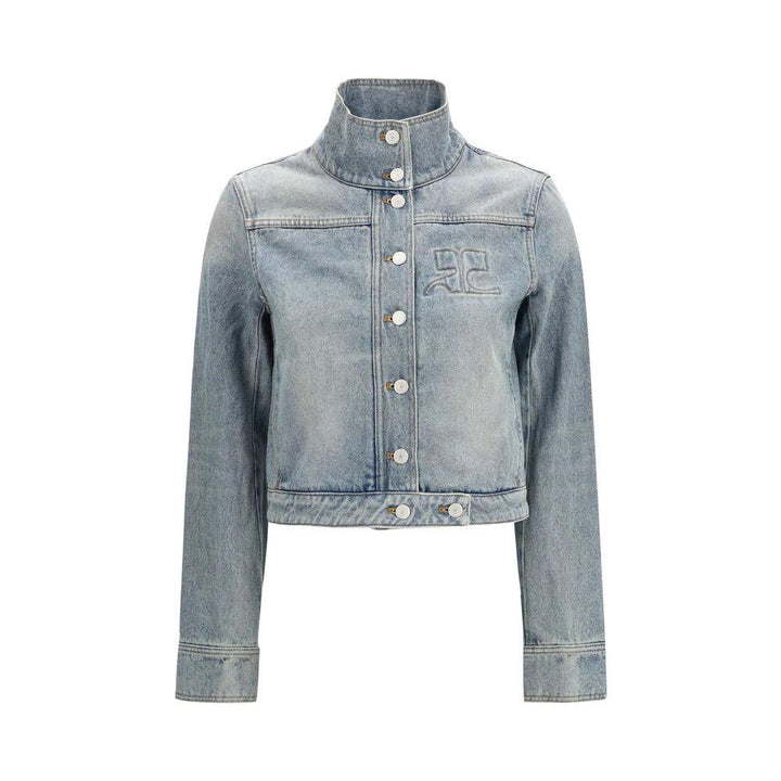 Courrèges Blue Cotton Denim Jacket