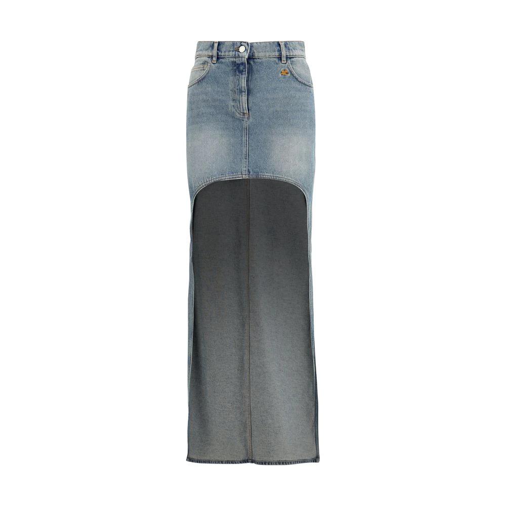 Courrèges Sample Sale Courrèges Blue Denim Skirt - | Designer outlet