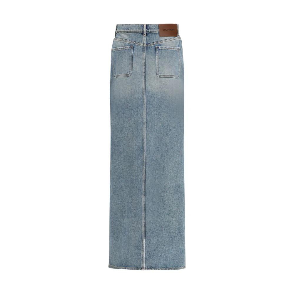 Courrèges Sample Sale Courrèges Blue Denim Skirt - | Designer outlet