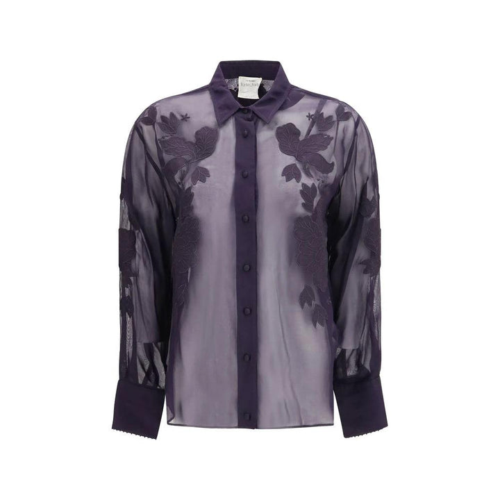 Forte_Forte Sample Sale Forte_Forte Blue Viscose Blouse - | Designer outlet